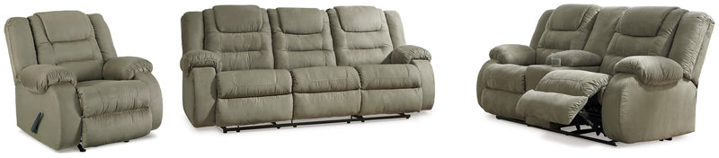 Mccade Cobblestone Sofa Loveseat And Recliner