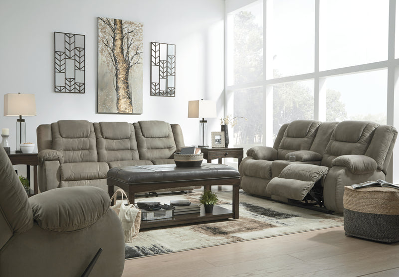 Mccade Cobblestone Sofa Loveseat And Recliner