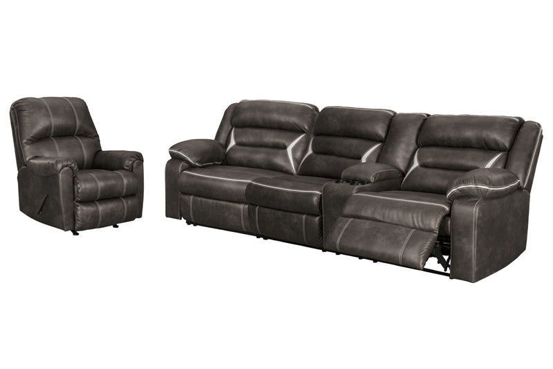 Kincord Midnight 2-Piece Sectional With Recliner