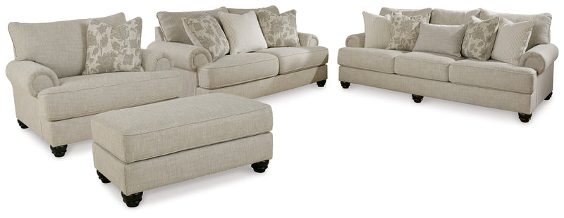 Asanti Fog Sofa Loveseat Chair And Ottoman