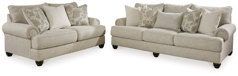 Asanti Fog Sofa And Loveseat