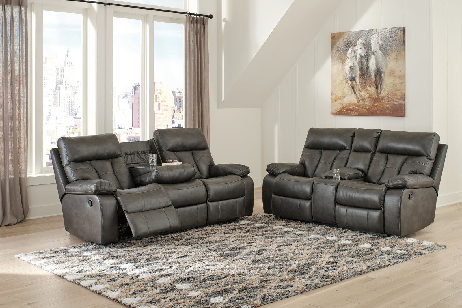 Willamen Quarry Sofa And Loveseat