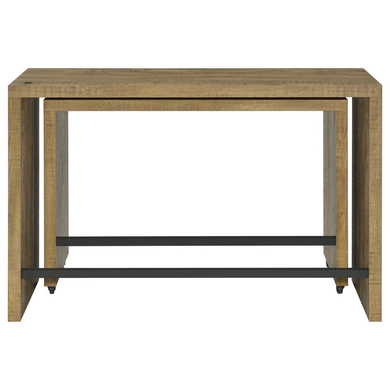 Davista 4-Piece Multipurpose Counter Height Table Set Mango Brown 182704