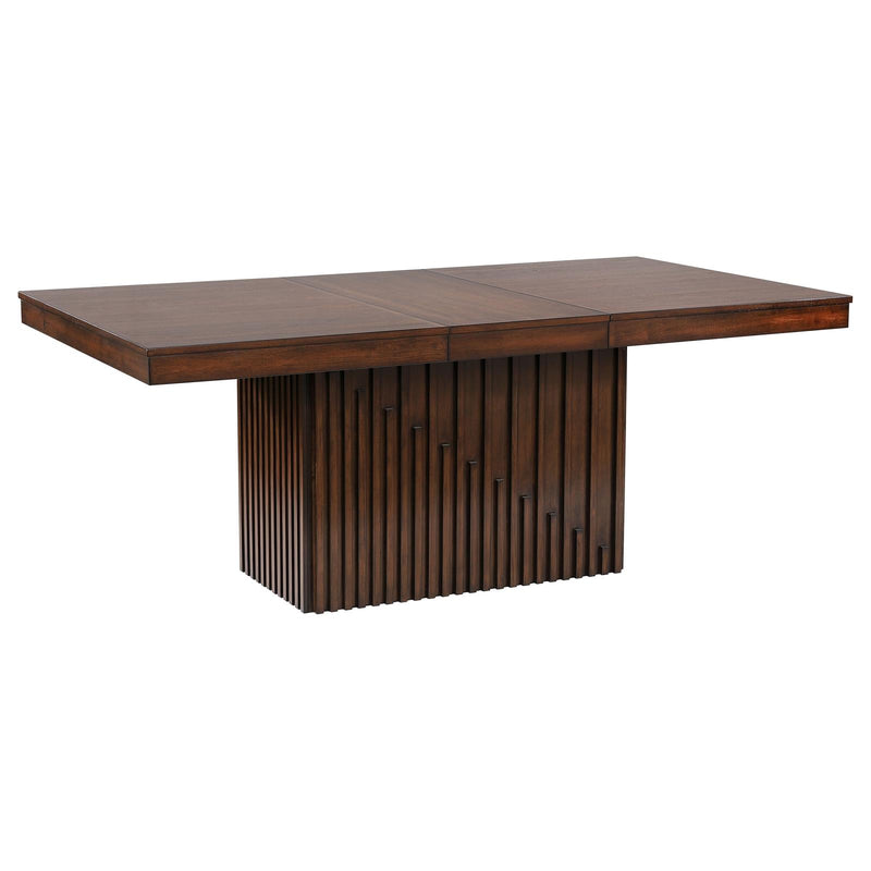 Briarwood Rectangular Dining Table With 18" Removable Extension Leaf Mango Oak 182991
