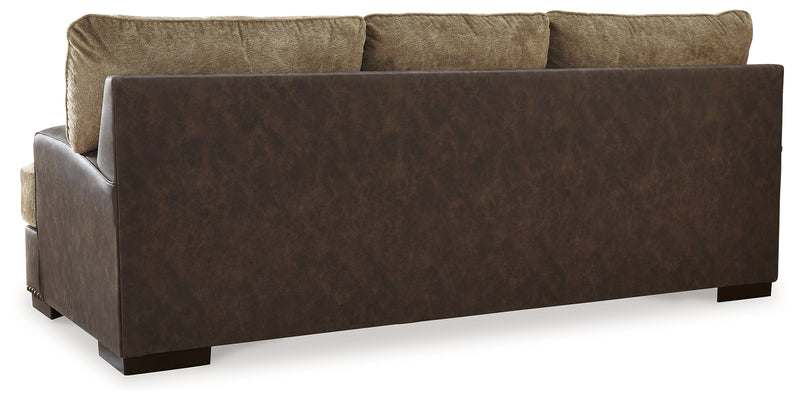 Alesbury Chocolate Sofa And Loveseat