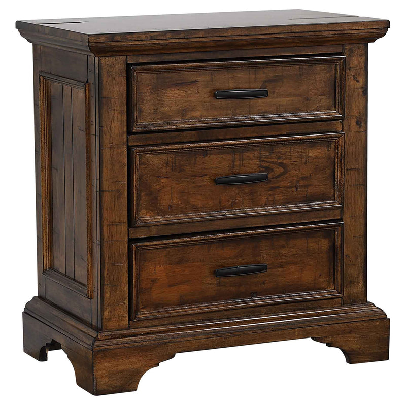 Elk Grove Vintage Bourbon Rustic Storage Bedroom Set