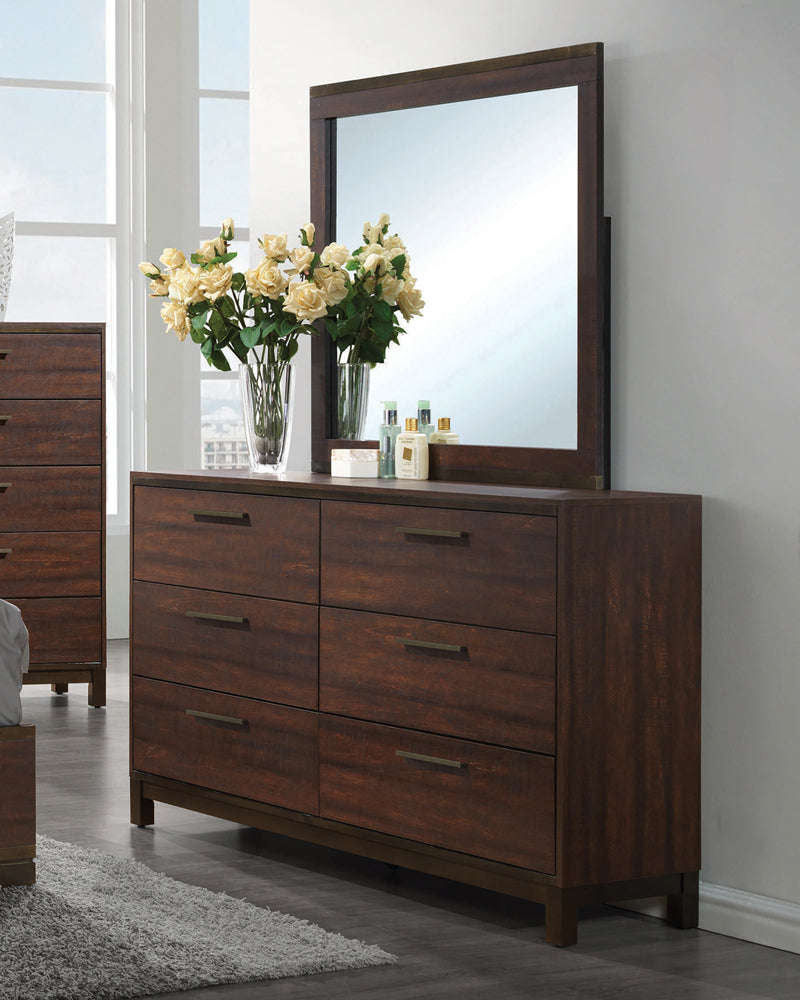 Edmonton Rustic Tobacco Panel Bedroom Set