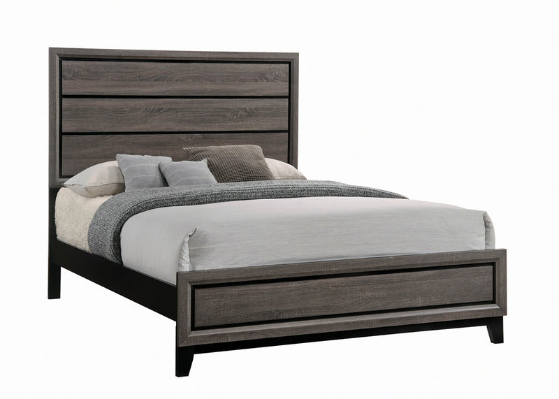 Watson Grey Oak Panel Bedroom Set