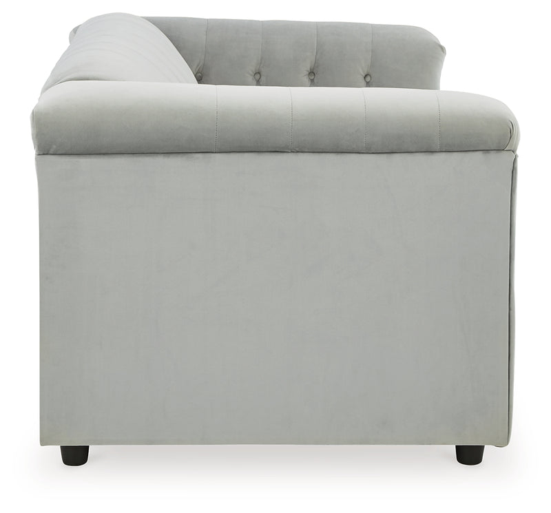 Josanna Gray Sofa Loveseat And Chair