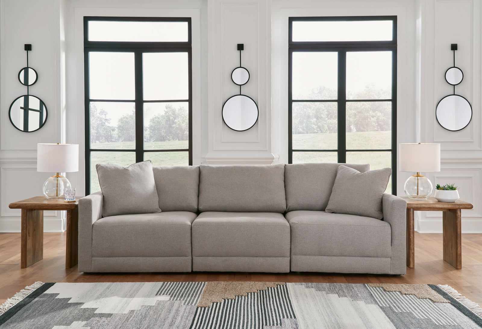 Katany Shadow 5-Piece Sectional With Ottoman