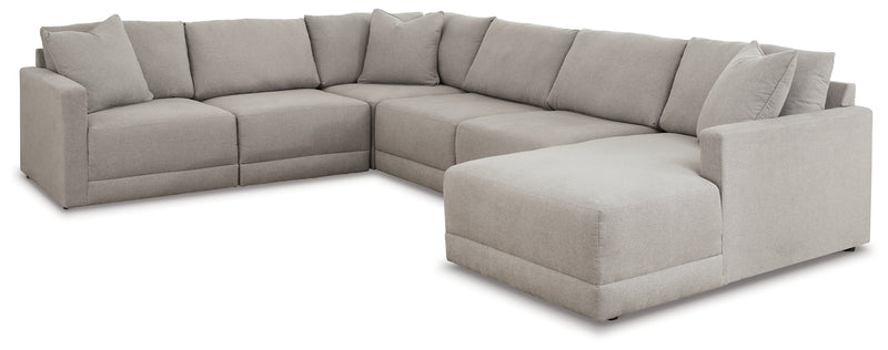 Katany Shadow 6-Piece Sectional With Chaise 22201S7