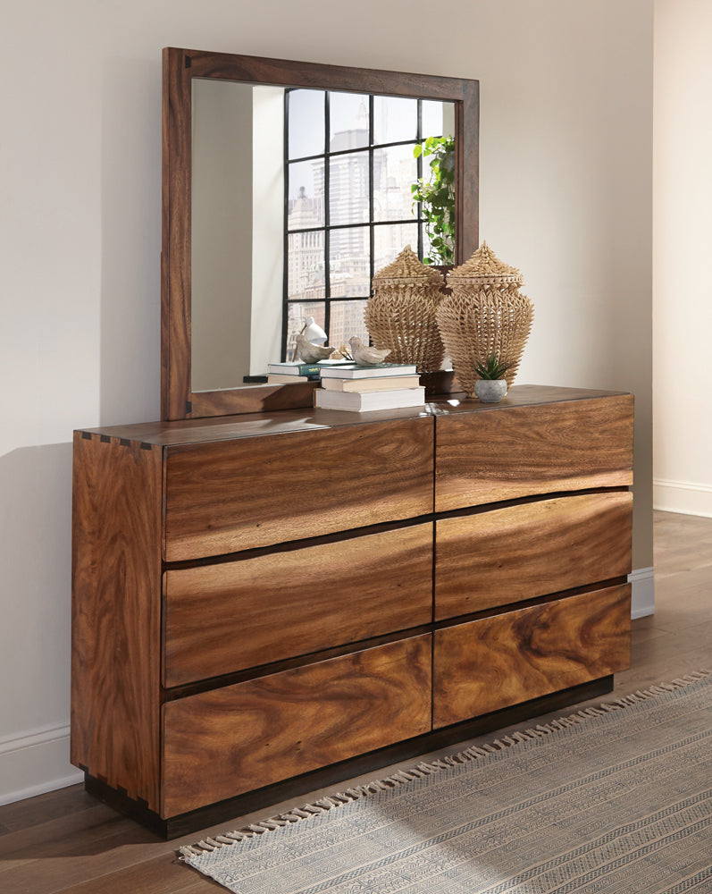 Winslow Smokey Walnut And Coffee Bean Panel Bedroom Set