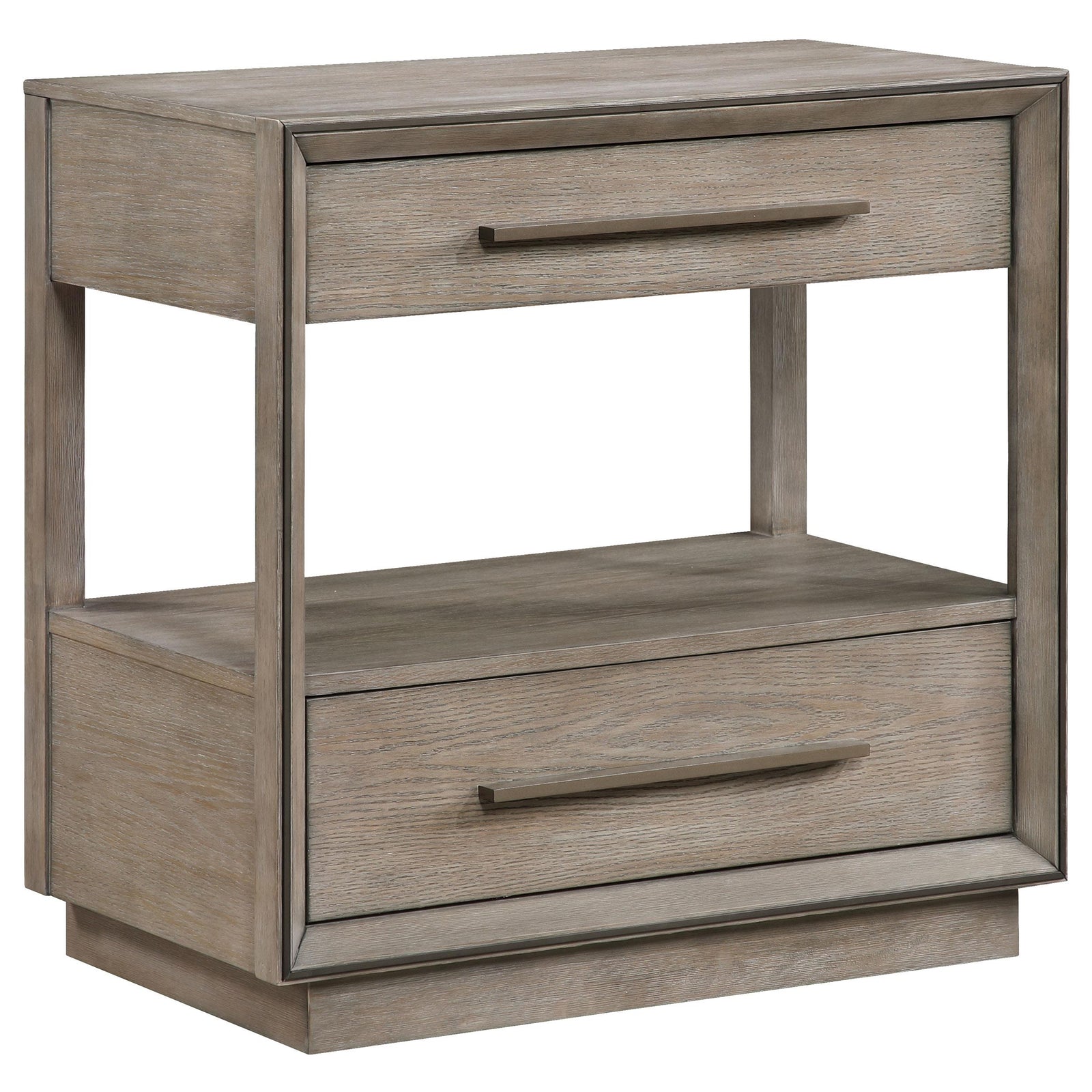 DURANGO COLLECTION Durango 2-drawer Nightstand Bedside Table Washed Oak 223272