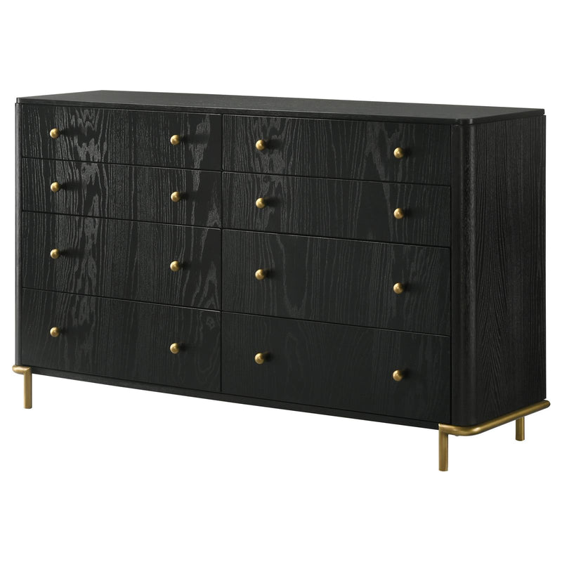 Arini Arini 8-Drawer Bedroom Dresser Black 224333 [ETA: 4/11/2024]