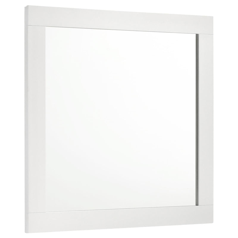 Caraway Dresser Mirror White 224774 [ETA: 5/8/2024]