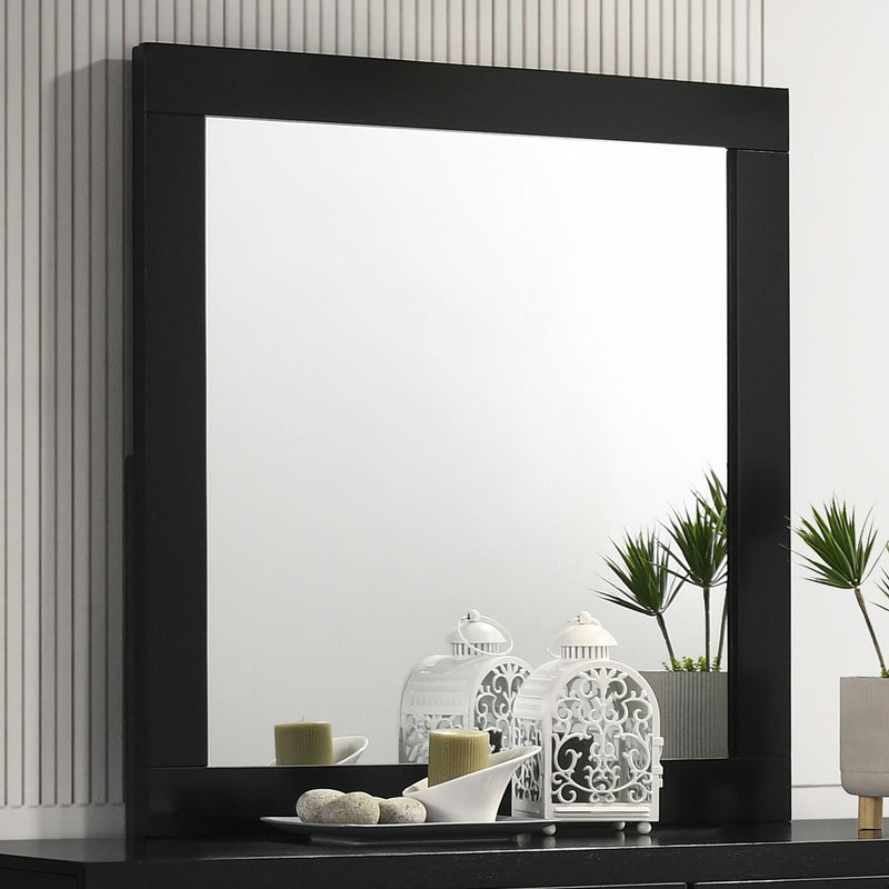 Caraway Dresser Mirror Black 224784 [ETA: 5/8/2024]