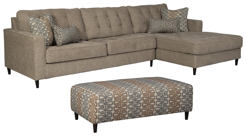 Flintshire Auburn 2-Piece Sectional With Ottoman PKG001030 - 25003S2 | 2500308