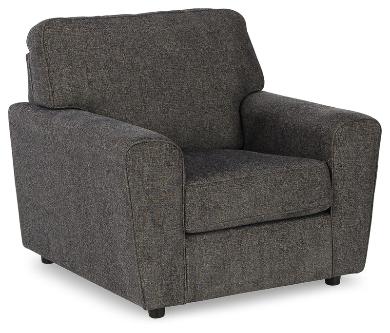 Cascilla Slate Sofa Loveseat Chair And Ottoman