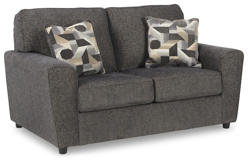 Cascilla Slate Sofa Loveseat Chair And Ottoman