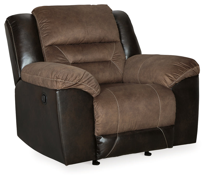 Earhart Chestnut Sofa Loveseat And Recliner