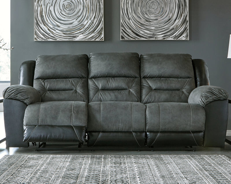 Earhart Slate Sofa And Loveseat