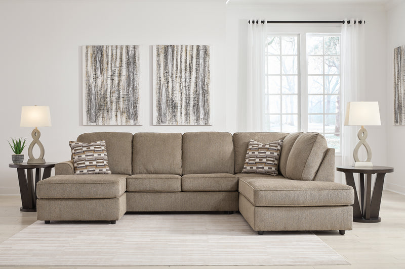 O'phannon Briar Chenille 2-Piece Sectional With Chaise