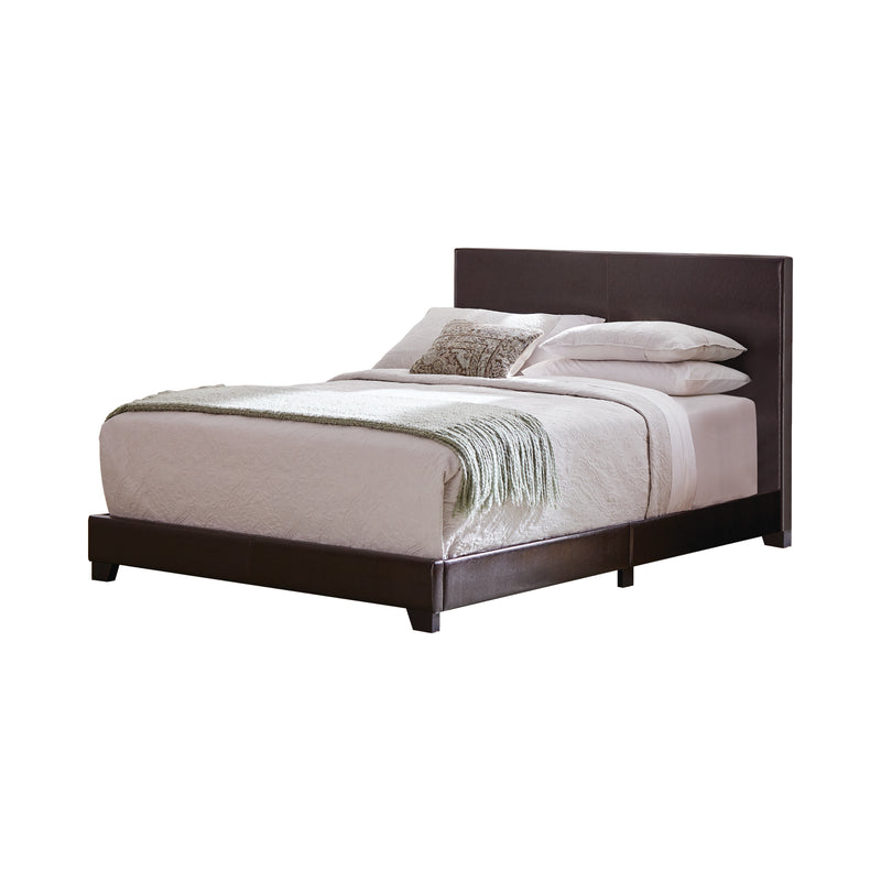 Dorian Brown Upholstered Bedroom Set