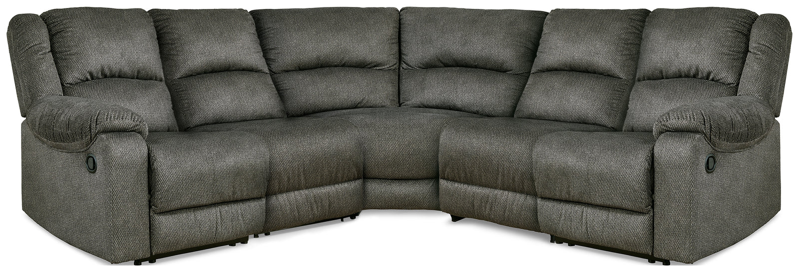 Benlocke Flannel Chenille 5-Piece Reclining Sectional 30402S6