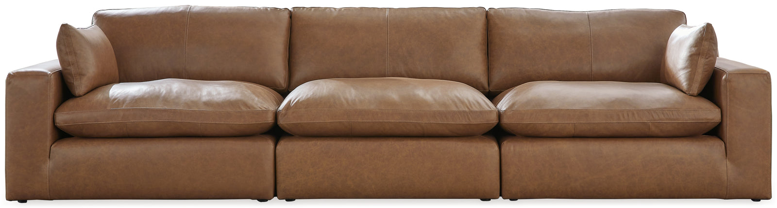 Emilia Caramel Sofa And Loveseat