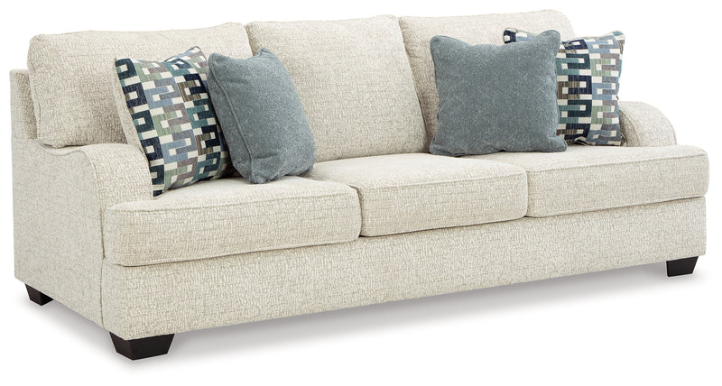 Valerano Parchment Sofa And Loveseat