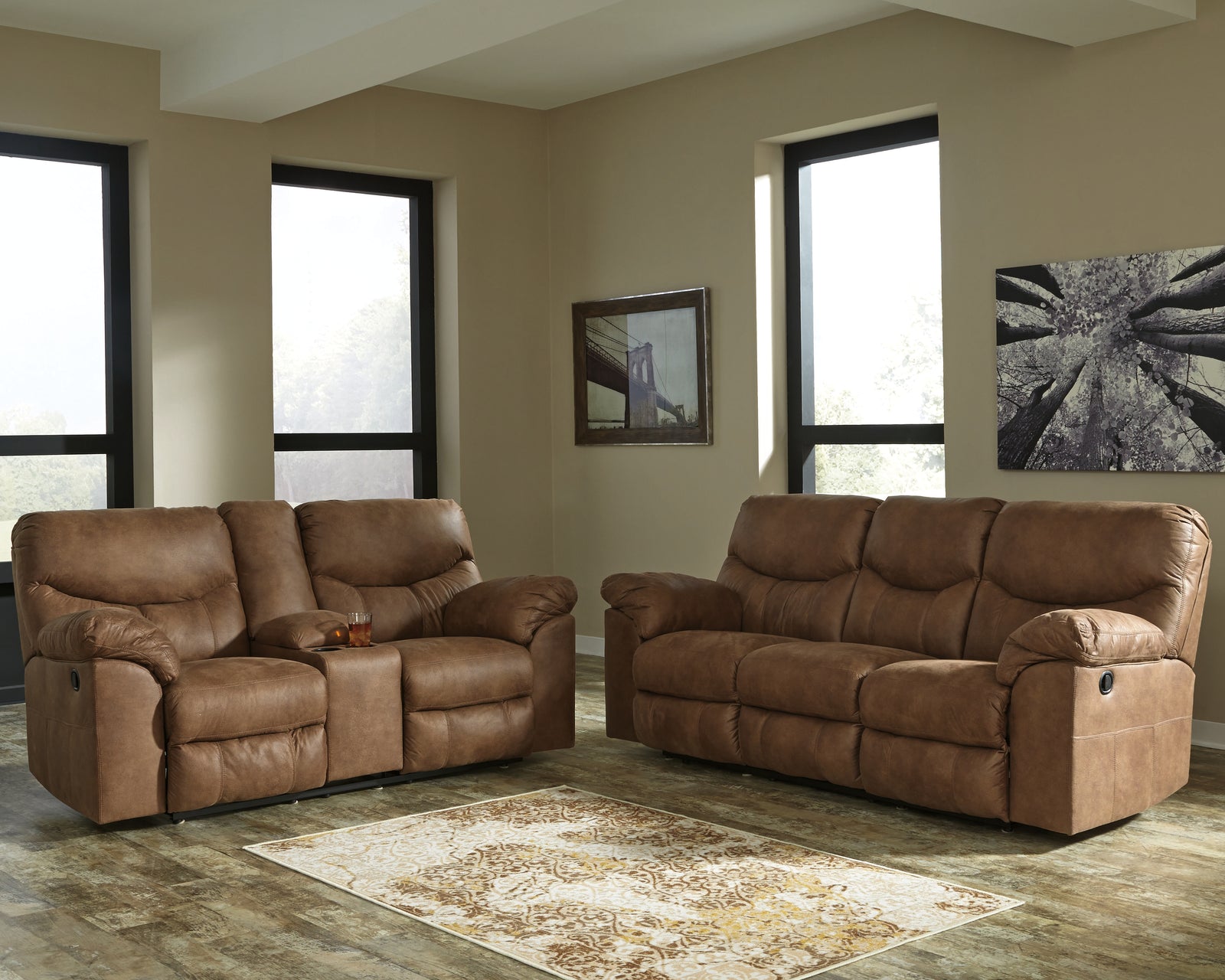 Boxberg Bark Sofa And Loveseat