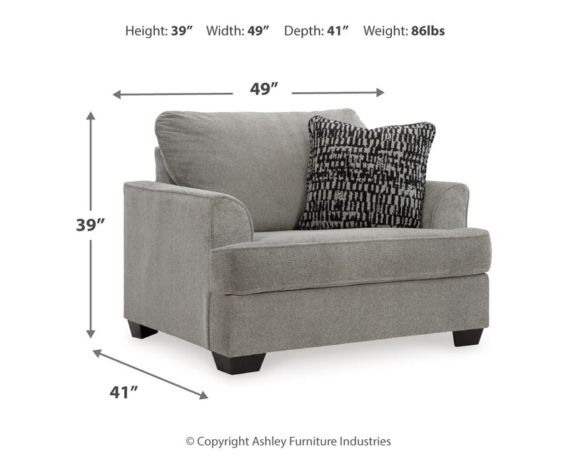 Deakin Ash Sofa Loveseat Chair And Ottoman