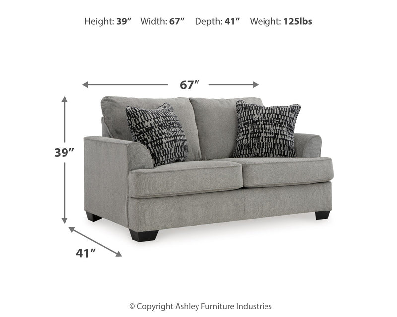 Deakin Ash Sofa Loveseat Chair And Ottoman