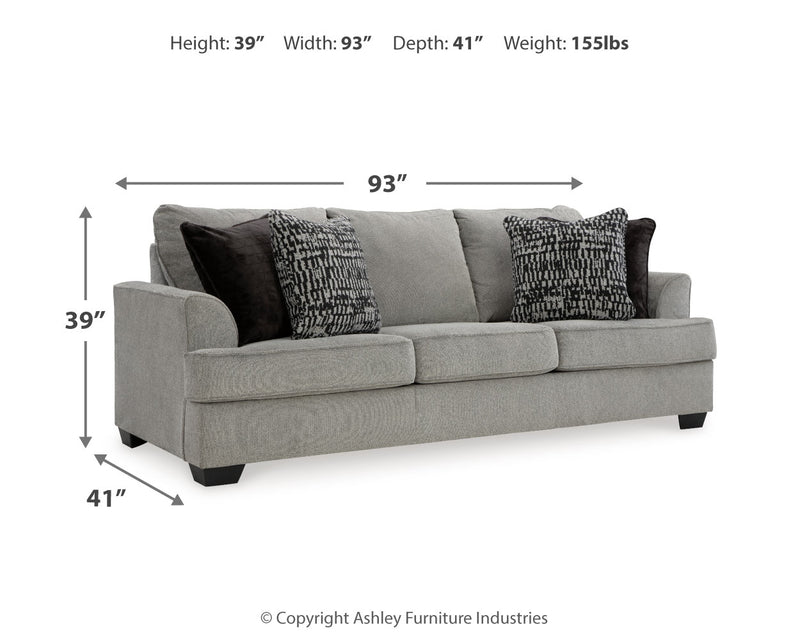 Deakin Ash Sofa Loveseat Chair And Ottoman