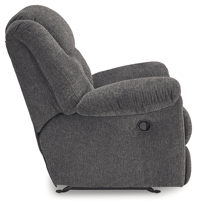 Foreside Charcoal Performance Fabric,Next-Gen Nuvella™ Recliner