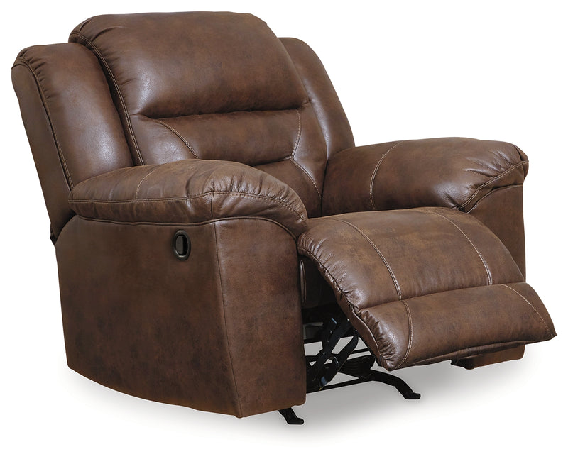 Stoneland Chocolate Sofa Loveseat And Recliner