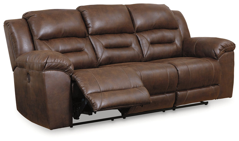 Stoneland Chocolate Sofa Loveseat And Recliner