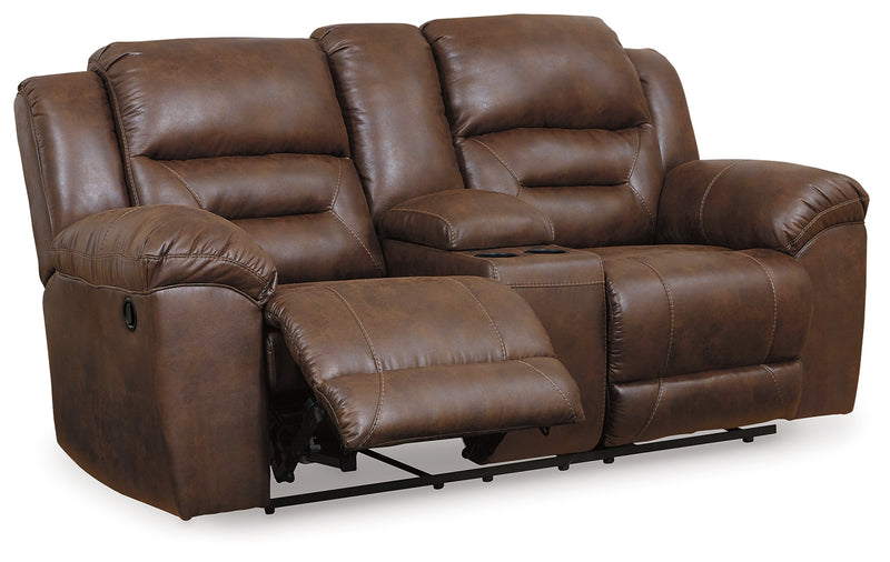 Stoneland Chocolate Sofa And Loveseat