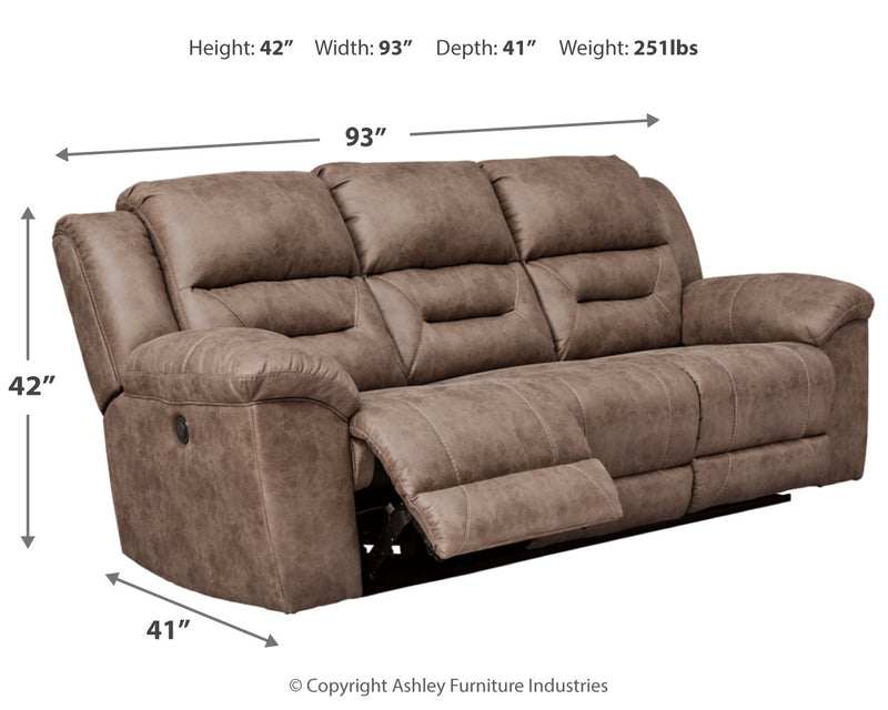 Stoneland Fossil Sofa Loveseat And Recliner