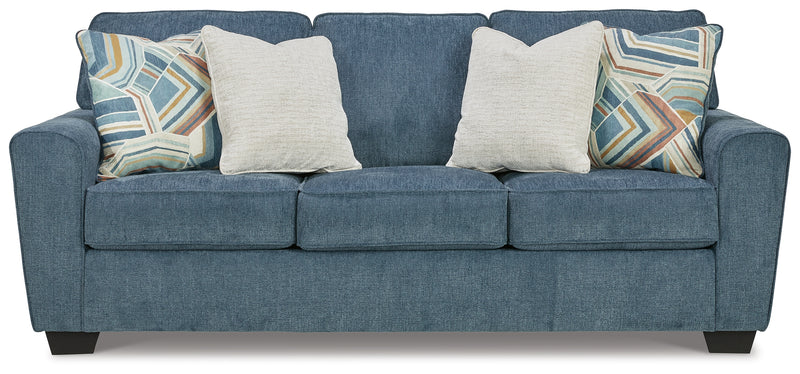 Cashton Blue Sofa And Loveseat