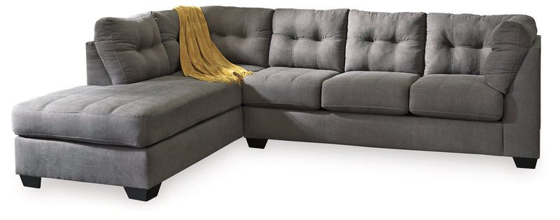 Maier Charcoal 2-Piece Sectional With Chaise