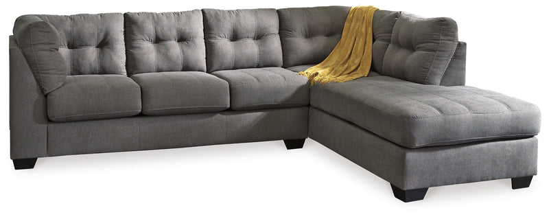 Maier Charcoal 2-Piece Sleeper Sectional With Chaise