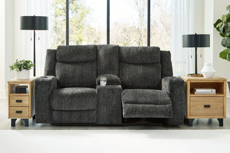 Martinglenn Ebony Sofa Loveseat And Recliner