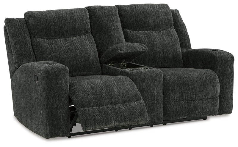 Martinglenn Ebony Sofa Loveseat And Recliner