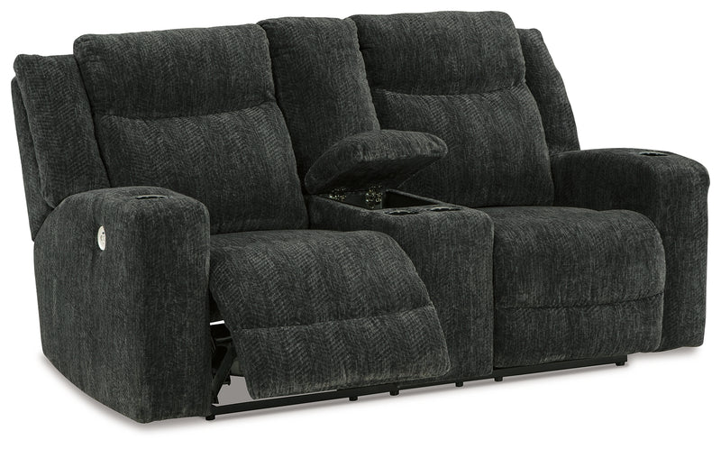 Martinglenn Ebony Sofa Loveseat And Recliner