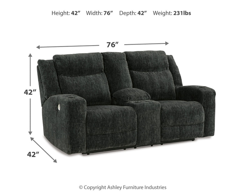 Martinglenn Ebony Sofa Loveseat And Recliner