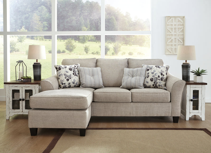 Abney Driftwood Chenille,textured Sofa Chaise
