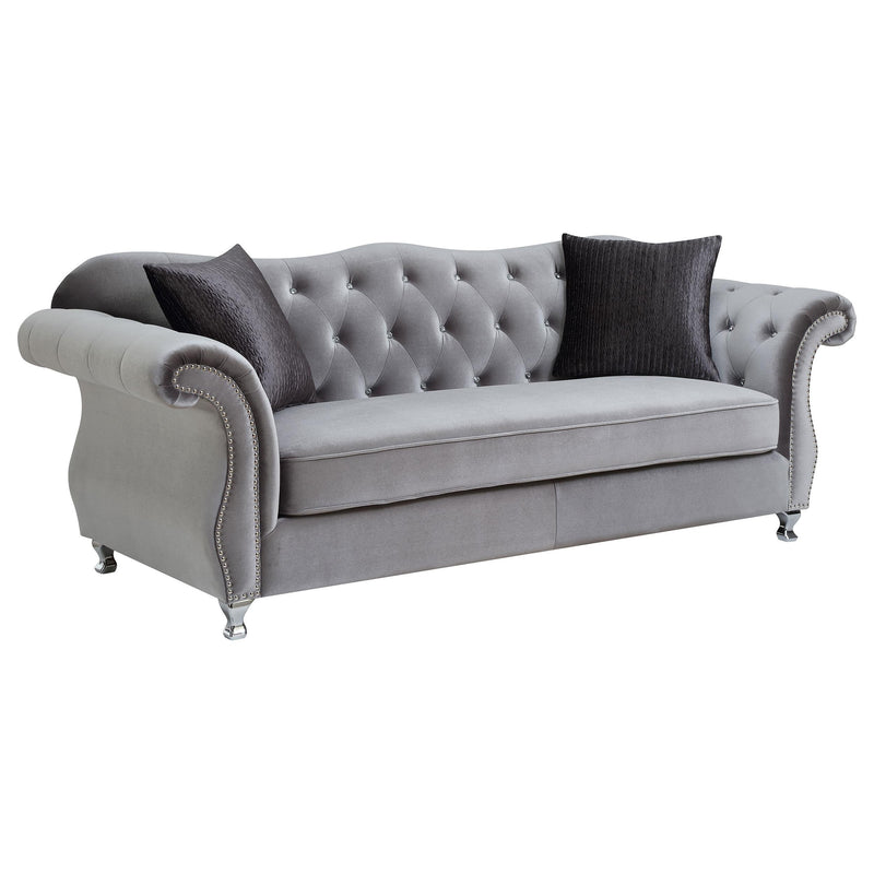 Frostine Grey Two piece Living Room Set