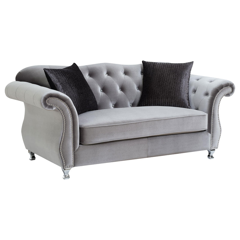 Frostine Grey Two piece Living Room Set