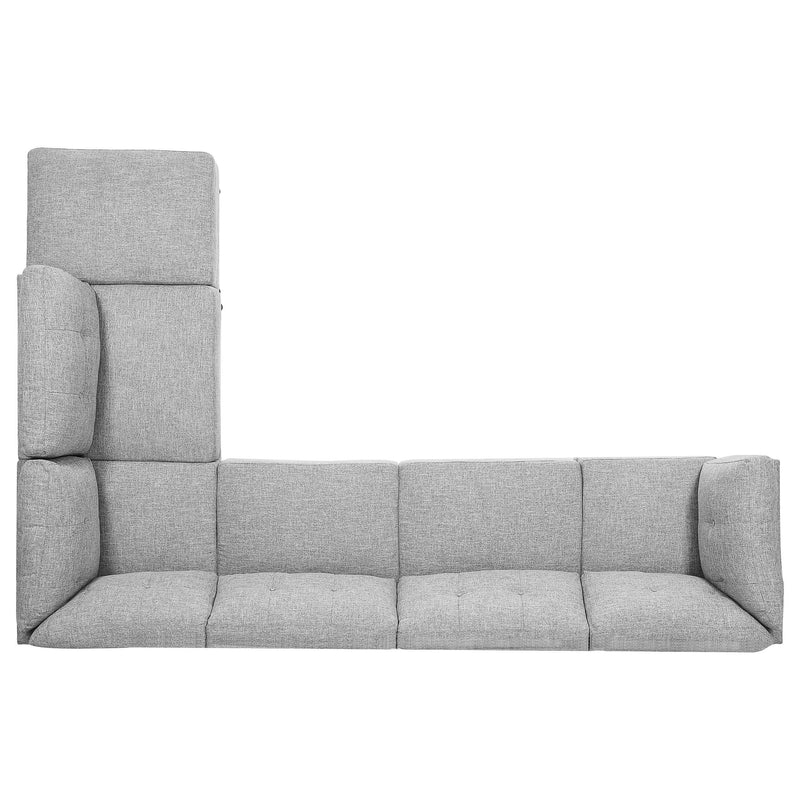 Churchill 6 piece Upholstered Modular Sectional Sofa Grey